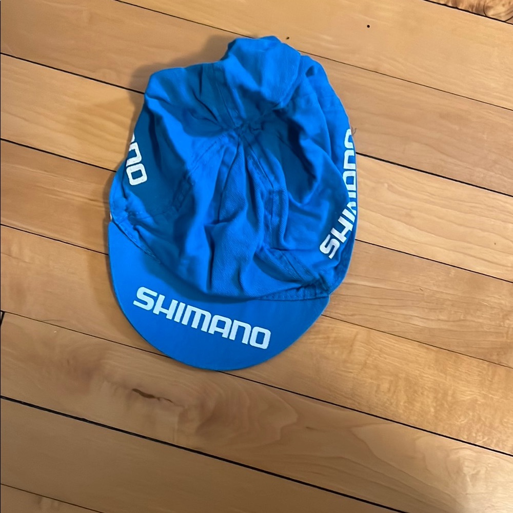 Shimano Blue Cycling Cap